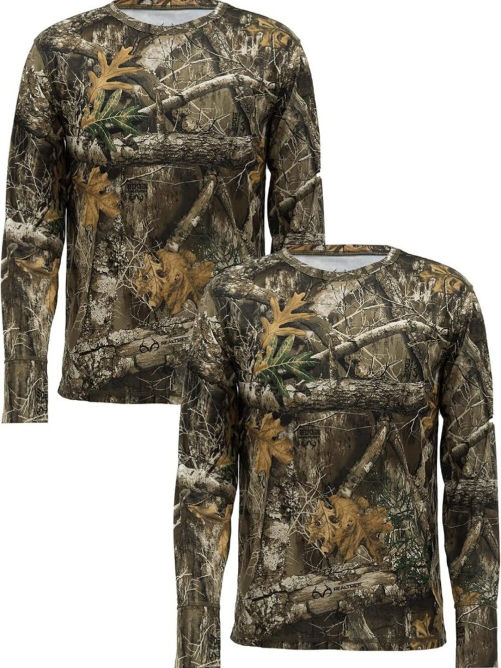 Men's 2-Pack Long Sleeve Performance Tees - Moisture-Wicking, Comfortable Fit